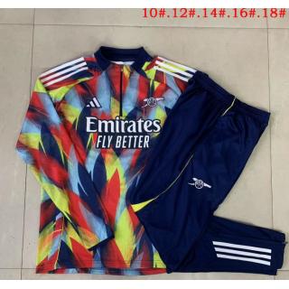 Chándal Arsenal 2025/26(Yellow with red Half zipper ) - NIÑOS